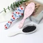Bàn chải gỡ rối FAVORITEGOODS, Bàn chải tóc đệm không khí dễ thương hình bầu dục, Lược Massage da đầu bằng nhựa chống tĩnh điện nhẹ dành cho nữ và bé gái