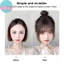 Sund Air Bangs - Tóc giả mỏng nhẹ tự nhiên, phù hợp mùa hè