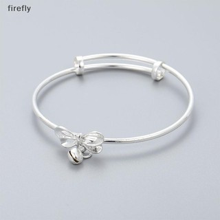 [Firefly] Vòng tay nơ nữ bạc thời trang có thể điều chỉnh cho vòng tay nữ Trang sức tiệc cưới Người yêu Quà tặng ngày lễ [VN]