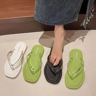 Dép xỏ ngón phong cách mới mùa hè Dép chống trượt nữ Dép đi biển thời trang