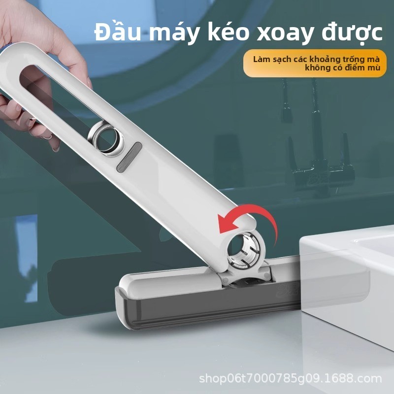 Cây lau nhà cầm tay Mini bán chạy | Thiết kế bọt biển không tay | Dụng cụ làm sạch máy tính để bàn tiện dụng