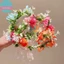 Sund Vòng Hoa Trẻ Em Mũ Đội Đầu Công Chúa Rừng Hoa Bé Gái Váy Cưới Hoa Bé Gái Giá Trị Cao VN