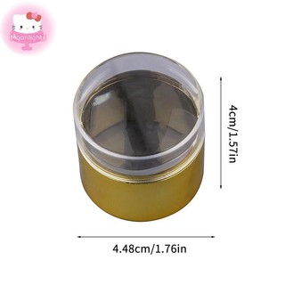 Moonlights Pháp Nail Art Stamper Với Dụng Cụ Cạo Móng Tay Silicon Trong Suốt Khuôn Dập Mẫu Cho DIY Làm Móng Tay EN
