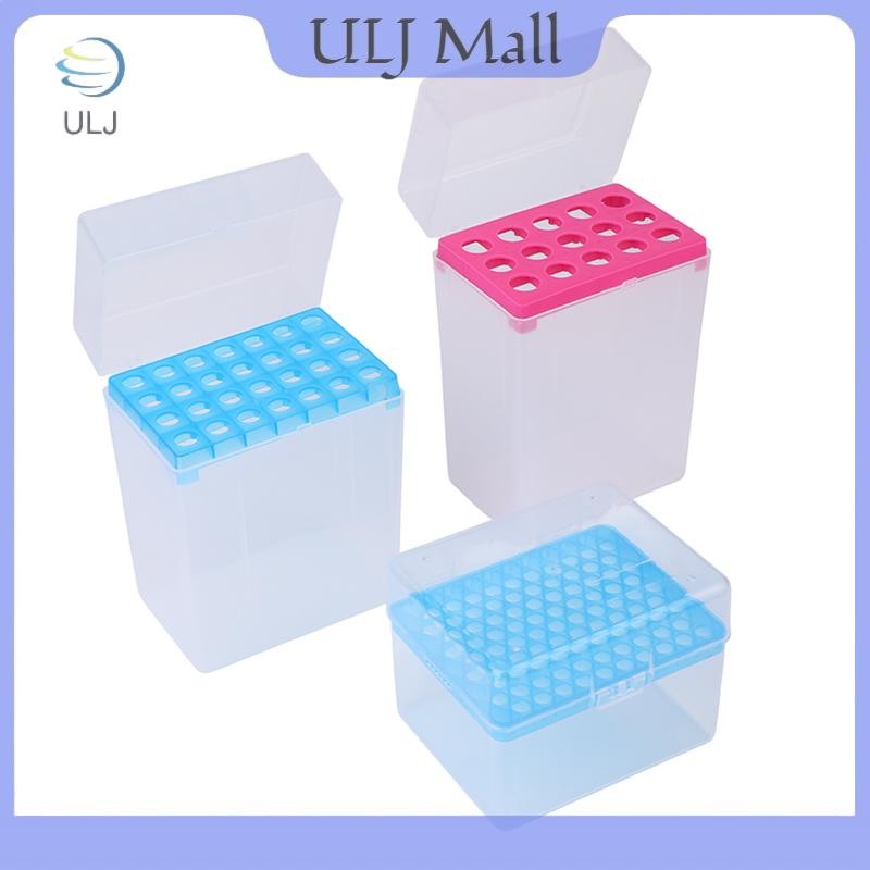 ULJ 10ul / 200ul / 1ml / 5ml / 10ml Hộp đựng đầu ống thí nghiệm bằng nhựa cho hộp đựng đầu pipet thí nghiệm Hộp nhựa Microtte.