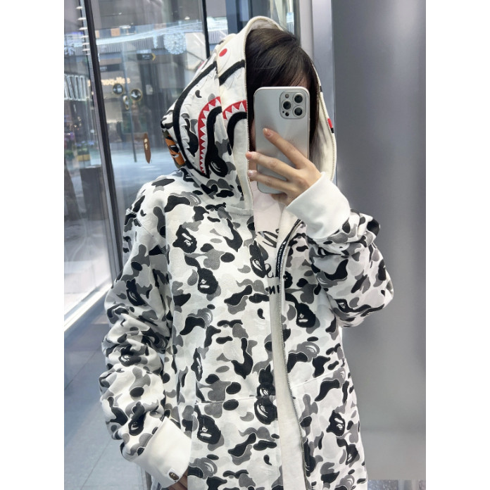 BAPE Mới Áo Khoác Hoodie Họa Tiết Rằn Ri Thời Trang Cho Nam Nữ | Shopee ...