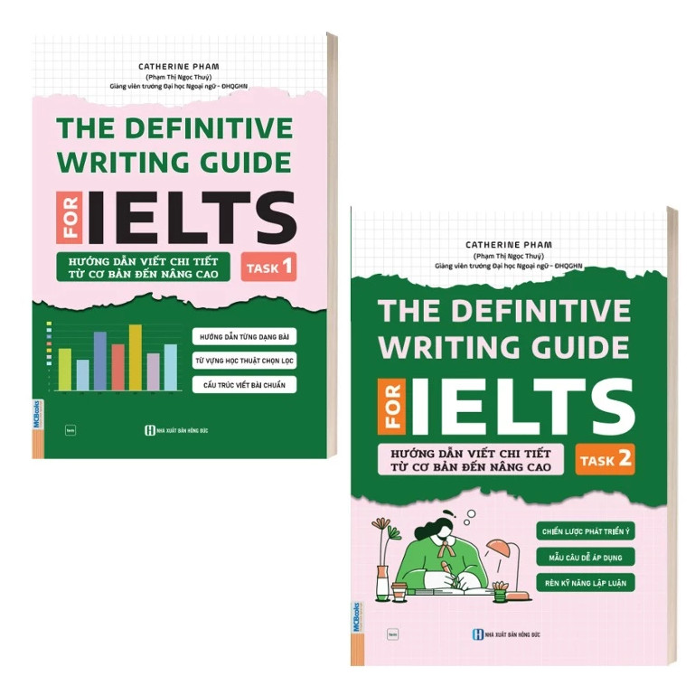 Combo Sách - The Definitive writing guide for ielts - Hướng dẫn viết ...