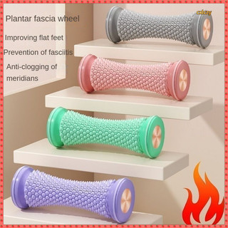 [Giảm đau nhức Thoải mái Thân thiện với da] Máy mát xa chân hình trụ Fascia Con lăn chân Fitness Relax Arch Training Yoga Con lăn cơ chân phẳng