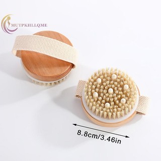 Csndices 1 Cái Tẩy Tế Bào Chết Bằng Gỗ Massage Toàn Thân Bàn Chải Tắm Lông Tự Nhiên Mềm SPA Người Phụ Nữ Người Phụ Nữ Chăm Sóc Da Ướt Khô Body Brush VN