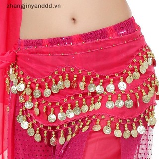 # yanddd # Belly Dance Eo Dây Xích Trang Phục Khiêu Vũ Khăn Hông Với Đồng Xu Vàng Dây Thắt Lưng Trang Trí Cho Buổi Biểu Diễn Khiêu Vũ.