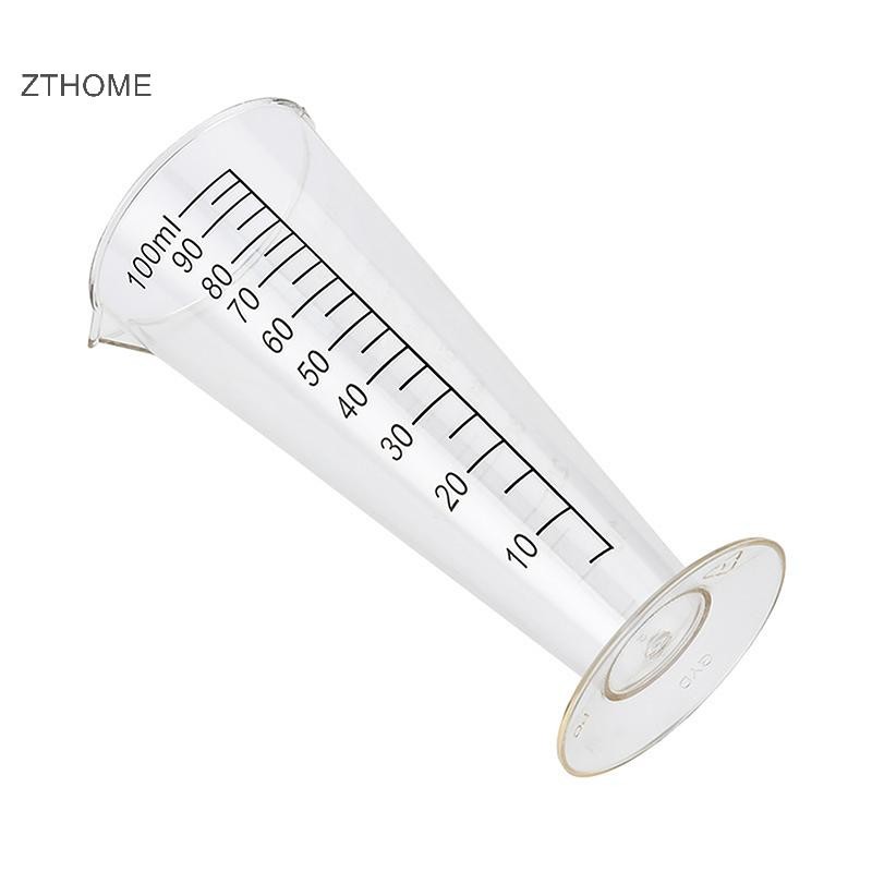 Cốc đo Acrylic cao cấp thực phẩm ZTHOME 100ml có cân - Không chứa BPA, Hoàn hảo để sử dụng nhà bếp & nhà hàng HOT