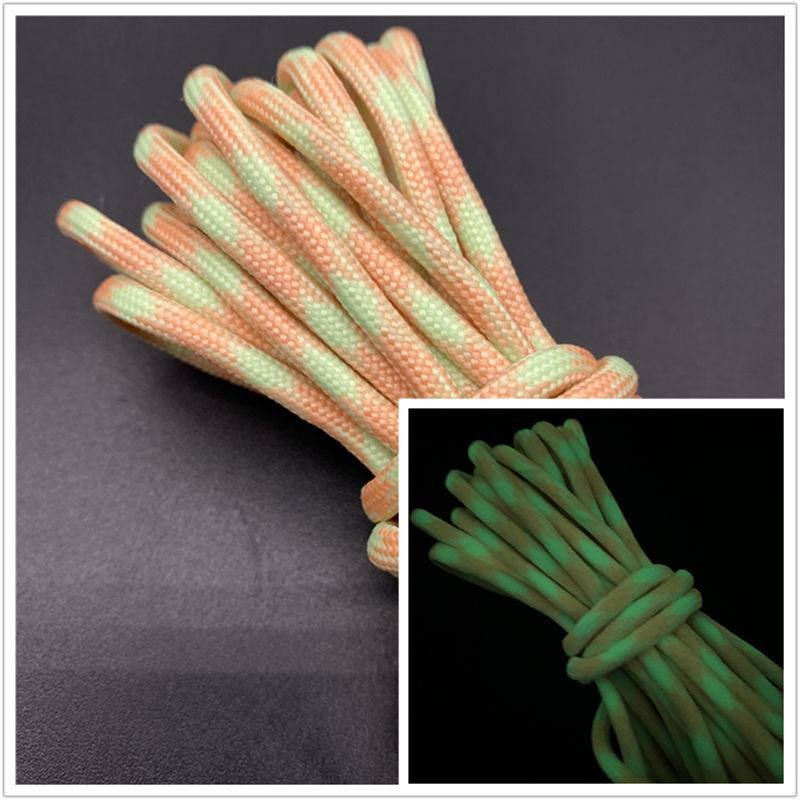 Vòng tay paracord dạ quang 2-4mm, phù hợp cho leo núi và hoạt động ngoài trời