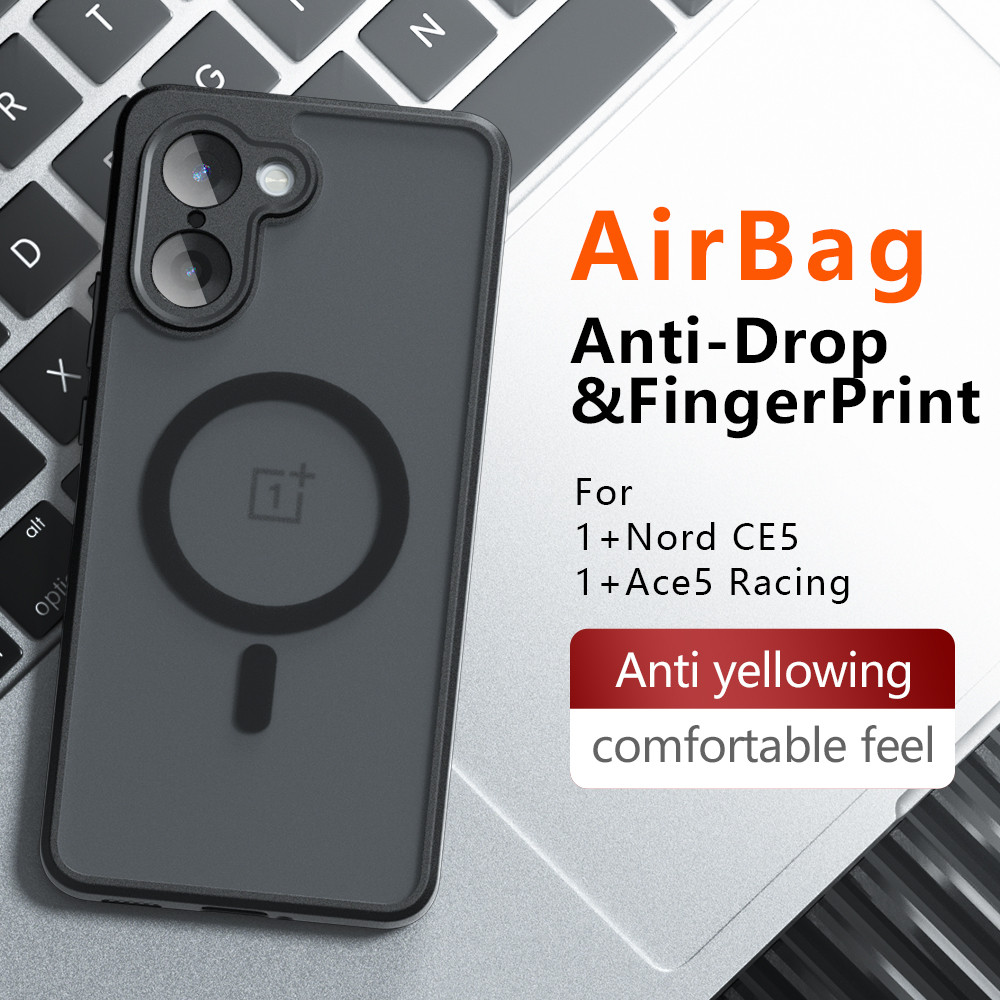 Ốp Cứng Từ Tính Chống Sốc Trong Suốt Cho OnePlus Ace5 Racing / 1 + Nord CE5 5G Vỏ Điện Thoại PC