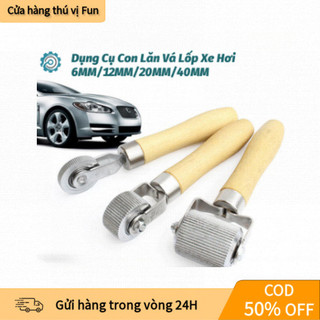 【COD】Bộ Dụng Cụ Vá Lốp Ô Tô Xe Máy – Con Lăn Tay Gỗ Chuyên Sửa Chữa Lốp Bánh Xe