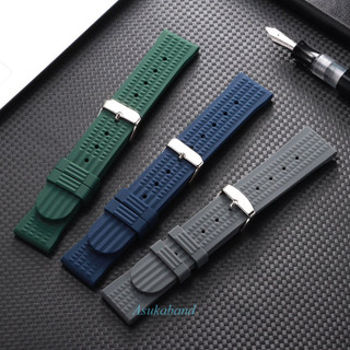 Dây đeo đồng hồ silicon đầy màu sắc 20mm 22mm cho SEIKO 5 Diver Vòng đeo tay đồng hồ cao su thay thế cho nam nữ Dây đeo cổ tay thể thao