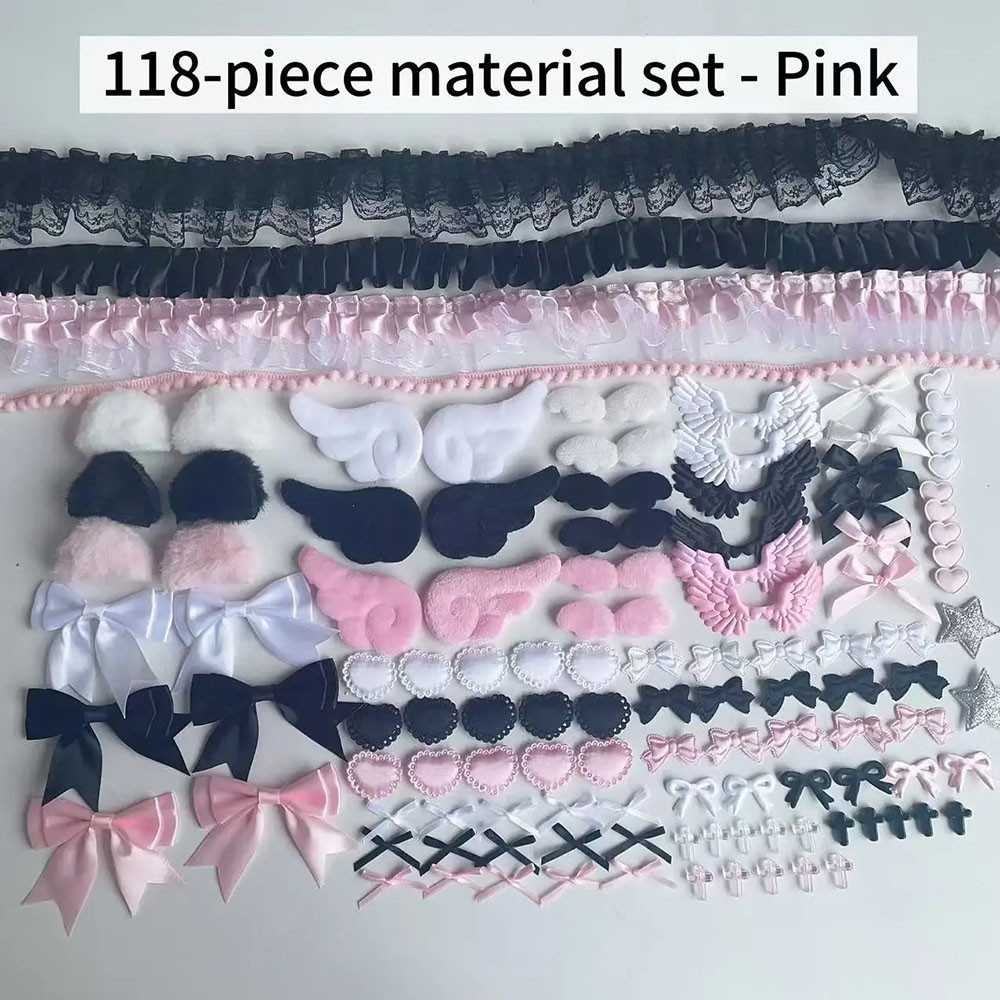 Bìa Thẻ Phụ Kiện Trang Trí Quà Tặng Handmade DIY Sang Trọng Tai Nhà Deocr Hoạt Hình 118 Cái / bộ Dễ Thương