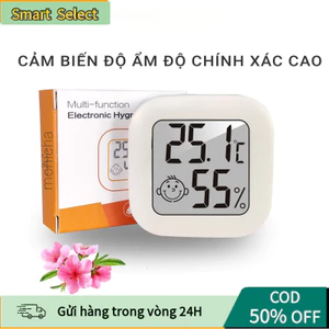 【COD】Nhiệt Kế Ẩm Kế Điện Tử LCD Mini – Đo Nhiệt Độ & Độ Ẩm Trong Nhà, Bể Cá, Bò Sát, Phòng Ngủ