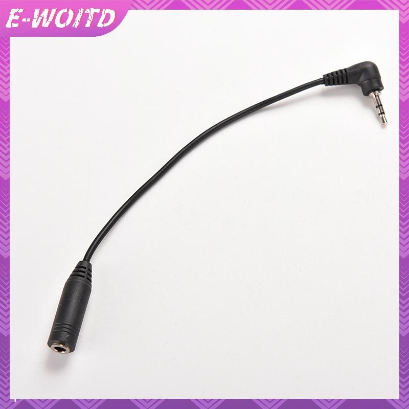 E-woitd 2.5mm Nam Cắm Sang 3.5mm Nữ Jack Stereo AUX Audio TRS Adapter Chuyển Đổi HNVN