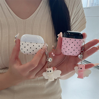 Chấm chặn màu cho AirPods 1 / 2 3 Pro Pro2 Pro3 Airpod4 Bộ tai nghe Vỏ bảo vệ Bluetooth không dây AirPods pro2 Pro3 3 4 Vỏ bảo vệ tai nghe