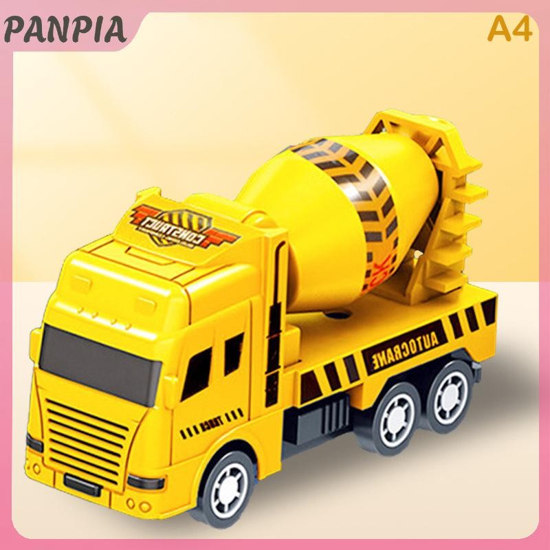 PANPIA-Kids Đồ Chơi Xe Hơi Vệ Sinh Quán Tính Mô Hình Xe Tải Kéo Lại Kỹ Thuật Quân Sự Xe Cứu Hỏa Bé Trai Đồ Chơi Dành Cho Trẻ Em Quà Tặng