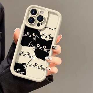 Ốp điện thoại cặp đôi gấu mèo sáng tạo cho Redmi Note 14 Pro + Note 14s Turbo 4 Pro A5 K80 Pro Bảo vệ ống kính dễ thương Vỏ nhựa TPU chống sốc bằng silicon mềm