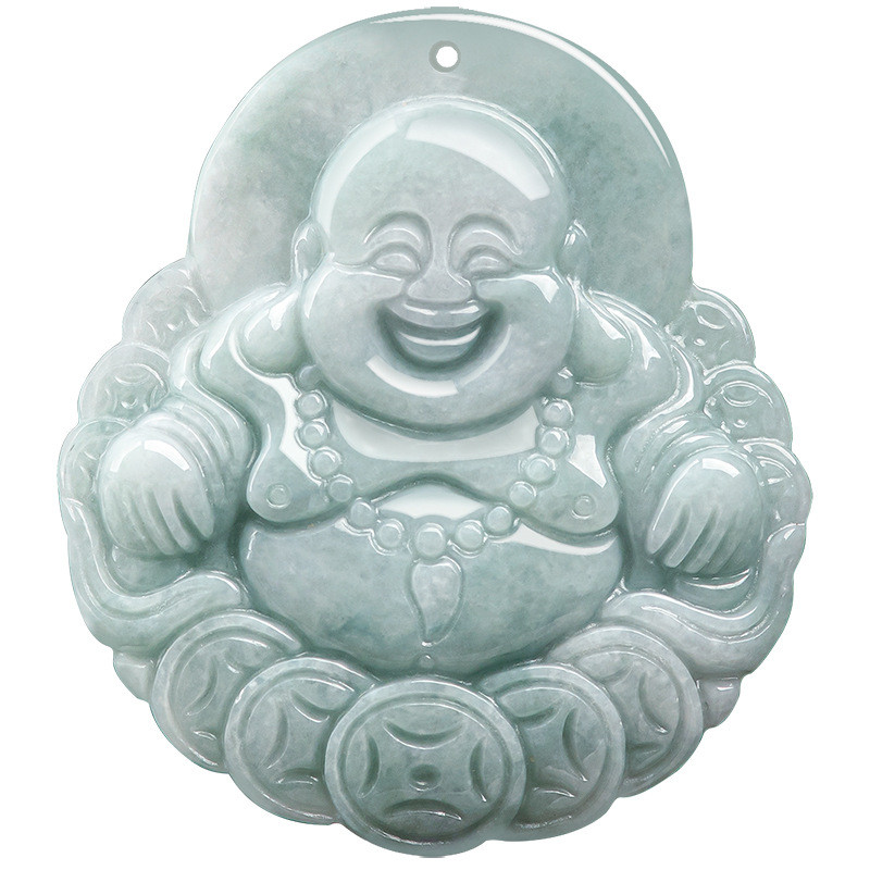 Mặt Dây Chuyền Ngọc Jadeite Tự Nhiên Từ Myanmar, Phù Hợp Làm Trang Sức Thời Trang Cho Nam Và Nữ