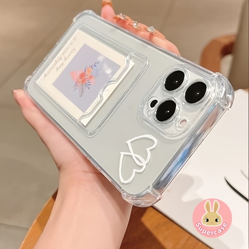 Ốp Điện Thoại Trái Tim Tình Yêu ins Style Cho Redmi A4 A3 Pro A2 A1 Plus Turbo 4 3 K70 Pro K70E K50 Ultra 5G 4G Vỏ Cứng Thẻ Chống Sốc Trong Suốt