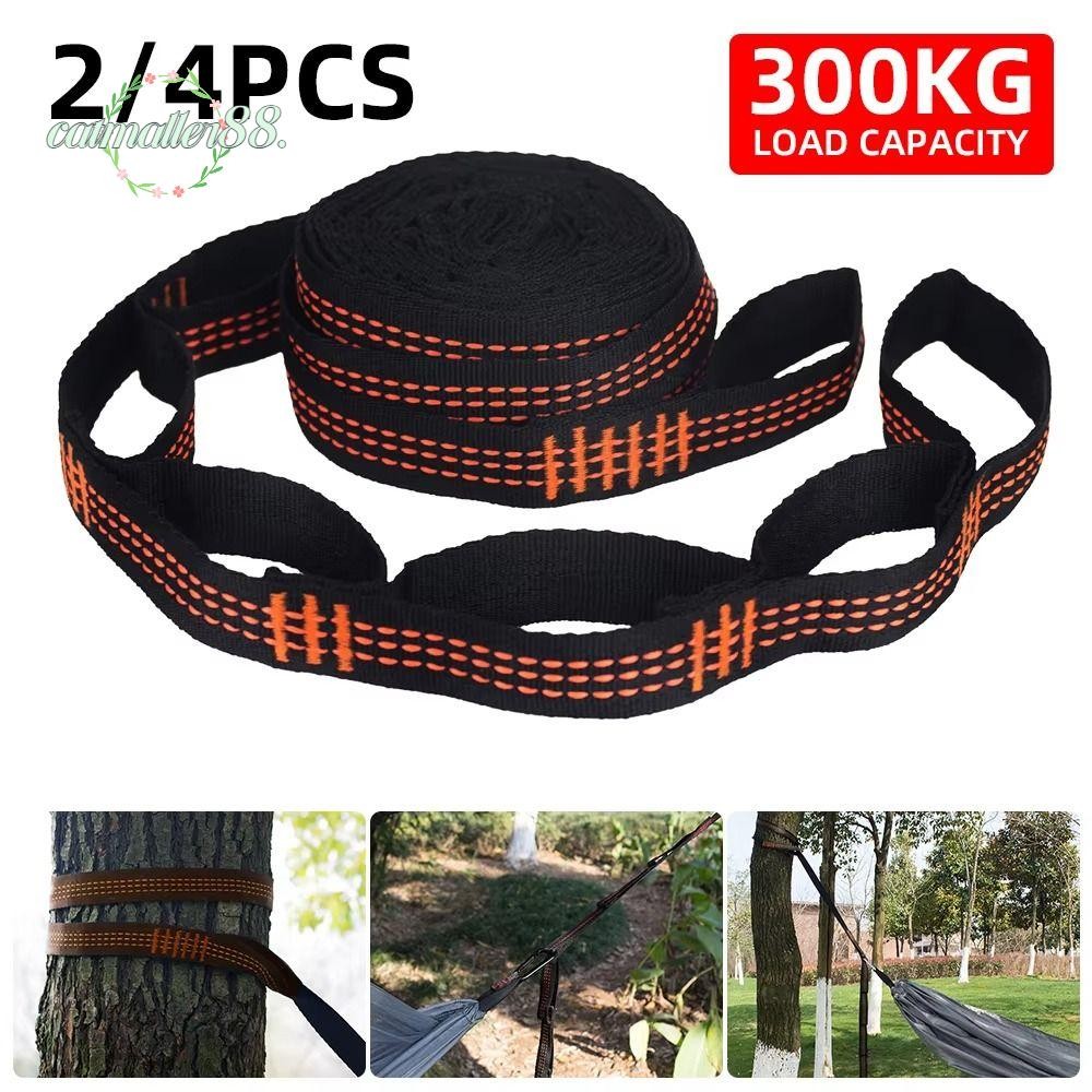 Dây Treo Cây và Dây Võng Camping CATMALLER88 - Polyester 5 Vòng, Thép Gai Màu Đen Bền Bỉ