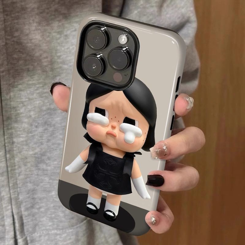 【✨Sopt】[Ốp điện thoại khóc váy đen cho bé] ốp lưng iphone 16promax /Apple 15pro/14plus/13, chống sốc