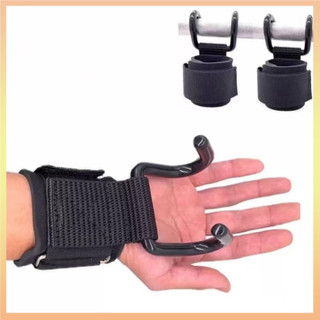 Găng tay tập luyện chống trượt với thanh cầm tay hấp thụ sốc và dây đeo cổ tay - Tăng cường sức mạnh