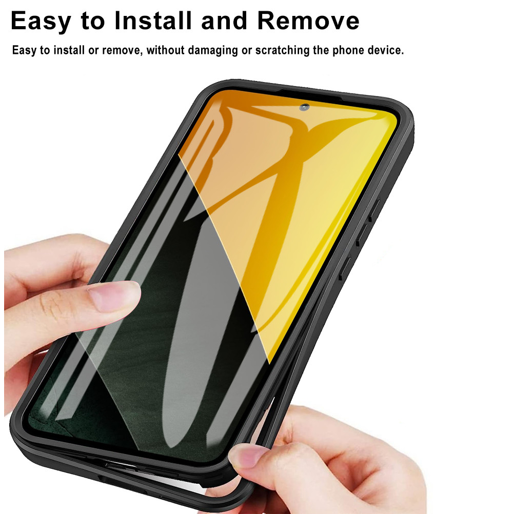 Ốp Điện Thoại Mềm YBD Cho Xiaomi POCO M7 Pro POCO X7 Pro Redmi 15 Vỏ Phim Tích Hợp Hai Mặt Trọn Gói Chống Rơi