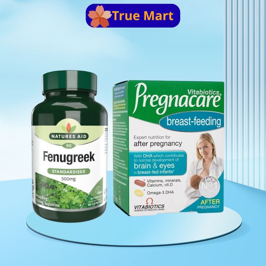Viên Uống Lợi Sữa Cỏ Cà Ri Fenugreek Natures Aid 500mg 90 viên Xuất xứ Anh