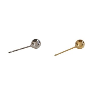 Bông Tai Hạt Tròn Xuyên Phong Cách Đậu Hà Lan, Bạc S925 Mạ Điện 18K Vàng Thật