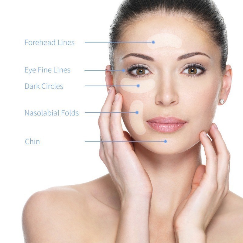 Miếng dán mắt SEVICH Miếng dán nếp nhăn Loại bỏ nếp nhăn Axit Hyaluronic Mặt nạ mắt quầng thâm bọng mắt Miếng dán mắt Dưỡng ẩm chống lão hóa