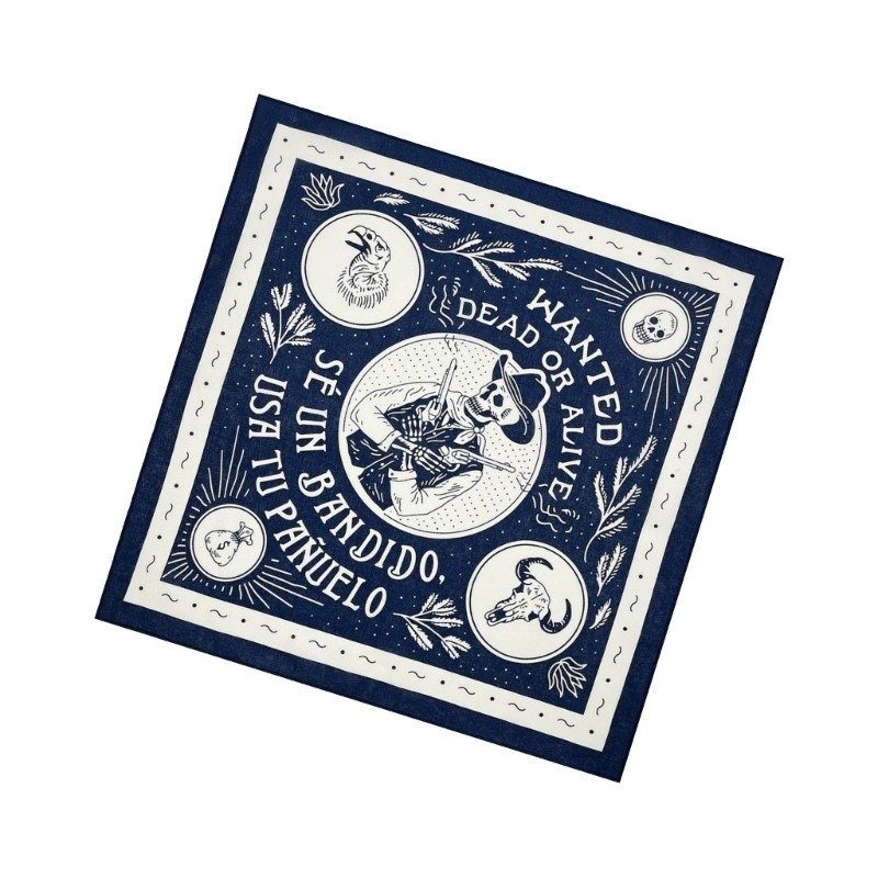 Vic Tinh Tế Phương Tây Bandana Dành Cho Người Lớn Thời Trang In Hình Sáng Tạo Hiphop Bandana Khăn Trùm Đầu Co Giãn Cho Biểu Diễn Sân Khấu