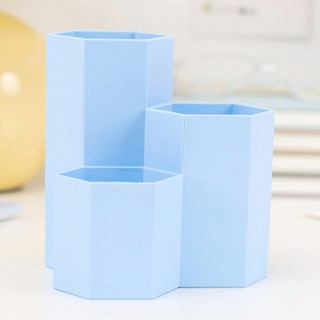 Ống Đựng Bút 3 Ngăn Lục Giác SUNNY DAY