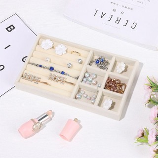 Khay trưng bày vòng cổ METALWRK, Hộp lưu trữ trang sức nhung nhung có thể xếp chồng lên nhau, Hộp ngăn kéo trưng bày vòng cổ vòng tay