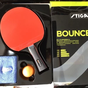 Vợt Bóng Bàn Stiga 3 sao Bounce, Vợt Bóng Bàn Dán Sẵn Tặng Kèm Bóng, Chặn Mồ Hôi