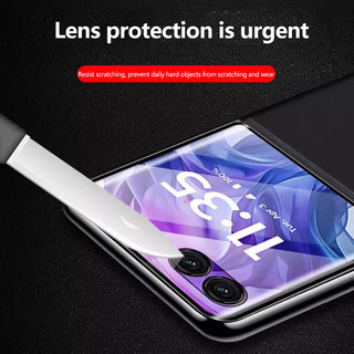 Kính che phủ toàn diện 9D cho Motorola Razr 50 Ultra Razr 2024 50 Plus 2024 Razr + 2024 Tấm bảo vệ màn hình Phim cường lực chống bụi