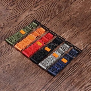 Dây đồng hồ vải Nylon cho Apple Watch Series 9/8/7/6/5/4/SE, 42/49mm, vòng đeo tay thể thao nam cỡ lớn
