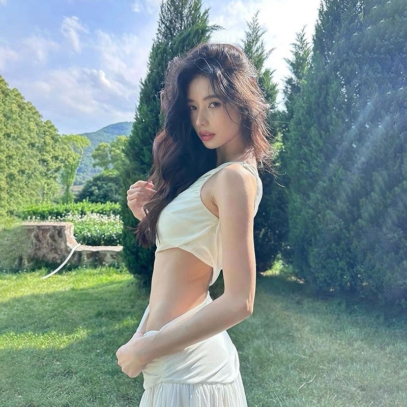 Cutenew Váy Maxi thanh lịch dành cho nữ mùa hè lệch vai không tay cắt váy dài đi biển