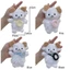 JKDESIGN Hoạt Hình Cừu Sang Trọng Búp Bê, Mặt Dây Chuyền Móc Khóa Trang Trí Ô Tô Dễ Thương, Chuỗi Hạt Quà Tặng Treo Mặt Dây Chuyền Đa Năng
