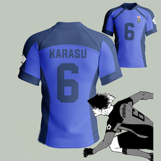 Ps1 Jersey Anime Cosplay Blue Lock Team Eleven Isagi Yoichi xu hướng Áo thun ngắn tay in 3D