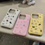 Ốp điện thoại hình mèo ba chiều màu trơn dễ thương cho iPhone15 14 13 12 Pro Max bảo vệ camera chống sốc chất lỏng mặt sau mềm
