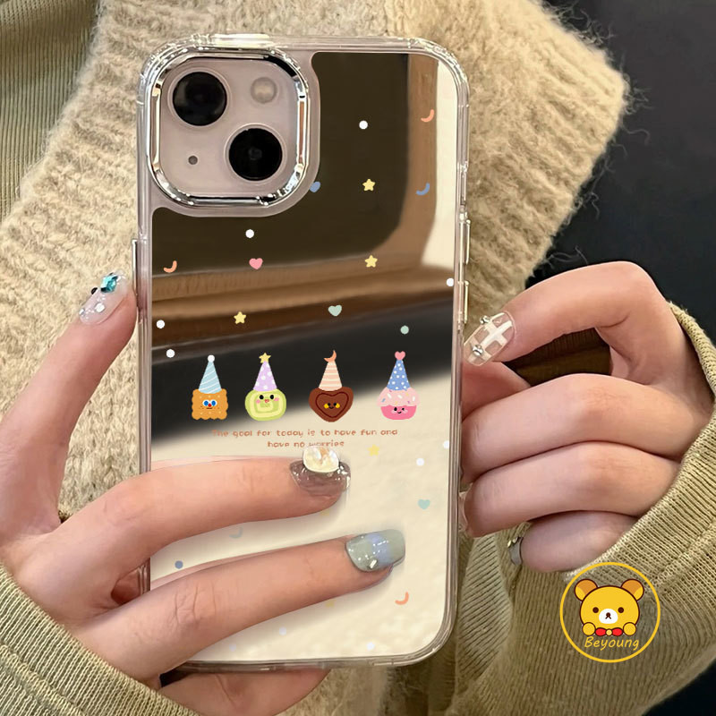 Ins Style Polka Dot Donuts Gương Vỏ Điện Thoại Cho Google Pixel 10 9 8 7 6 Pro 5 XL 4 9A 8A 7A 6A 5A 4A 3A 5G 4G Vỏ Mạ Điện Chống Rơi