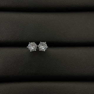 Bông tai nụ đá 2 size 5mm 7mm trụ 6