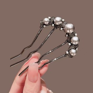 Mauropoli [Sẵn Sàng] Kẹp Tóc Bóng Trung Quốc Mới Cổ Bốn Gót Lược Kẹp Tóc Kẹp Tóc Hình Chữ U Kẹp Tóc Sang Trọng Kẹp Tóc Kẹp Tóc Lược Tóc