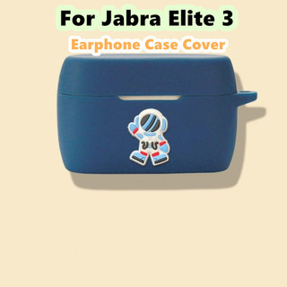 [imamura] Dành Cho Jabra Elite 3 Vỏ Silicon Mềm Màu Trơn Hợp Thời Trang Vỏ Hoạt Hình