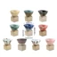 Cốc cà phê gốm POP có đế 100ml Cốc gốm sứ Latte hình nón