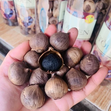 Tỏi đen cô đơn Yên Châu, Sơn La loại 1, tỏi đen một nhánh Tây Bắc, đặc sản tỏi đen 1 nhánh lý sơn lên men tự nhiên