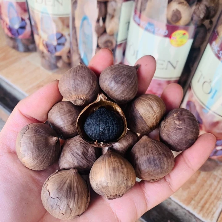 Tỏi đen cô đơn Yên Châu, Sơn La loại 1, tỏi đen một nhánh Tây Bắc, đặc sản tỏi đen 1 nhánh lý sơn lên men tự nhiên